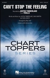 Can't Stop the Feeling! SATB choral sheet music cover